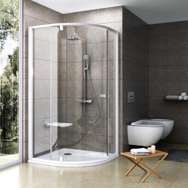Душевой уголок Ravak Pivot PSKK3-90 Transparent, профиль и ручки белые