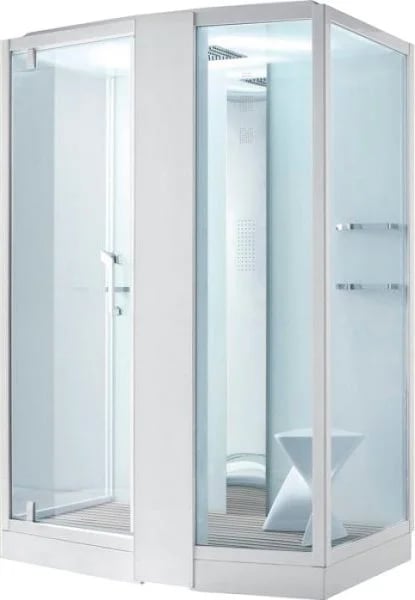 Душевая кабина Orans SR-89102RS, белая, с хамамом и сиденьем