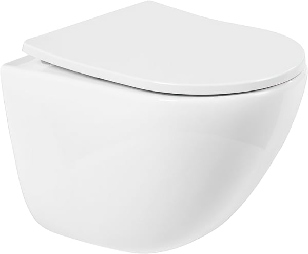 Унитаз подвесной BelBagno Amanda BB051CHR BB2031SC с микролифтом, безободковый