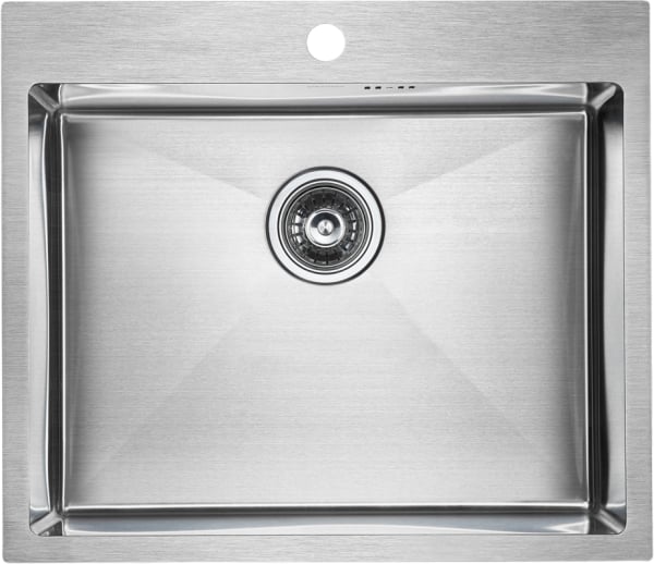 Мойка кухонная Paulmark Kroner PM215951-BS брашированная нержавеющая сталь