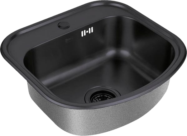 Мойка кухонная Zorg Inox PVD SZR 4749 GRAFIT графит