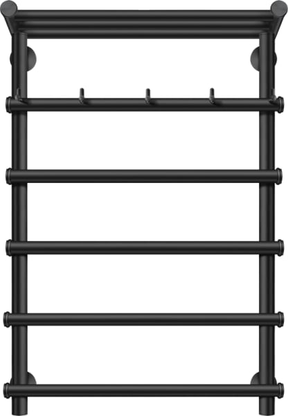 Полотенцесушитель электрический Secado Турин 1 КСП 80x60, черный, R