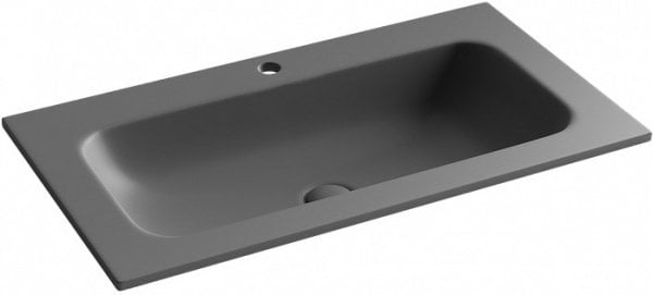 Мебельная раковина Ceramicanova Grace CN7012MDH, темный антрацит матовый
