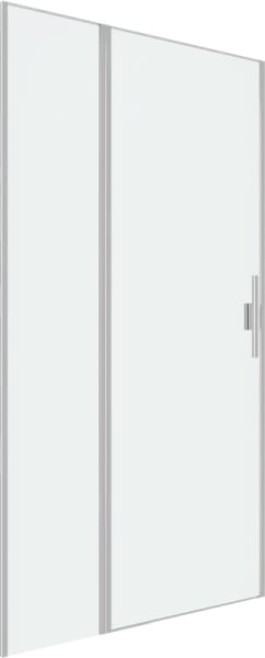 Душевая дверь в нишу Allen Brau Priority 3.31029.BA 100 см, профиль серебро браш, стекло прозрачное 