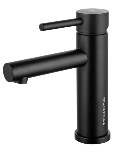 Смеситель для раковины Wonzon & Woghand WW-H9089-MB черный матовый
