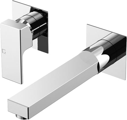 Смеситель для раковины Gattoni Kubik 2537/25C0 С ВНУТРЕННЕЙ ЧАСТЬЮ