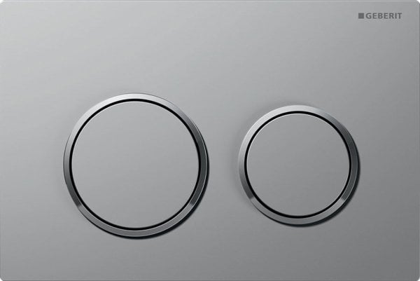 Кнопка смыва Geberit Omega 20 115.085.JQ.1 лакированная, матовый хром