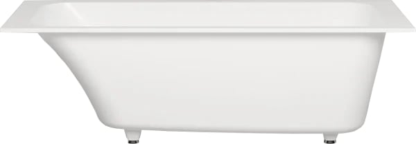 Ванна из искусственного камня Salini Orlanda S-Sense 160x70 см, встраиваемая, белая, на ножках