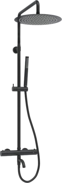 Душевая стойка Wasserkraft Elbe 7400 A288.160.217.BM Thermo, с термостатом, черная