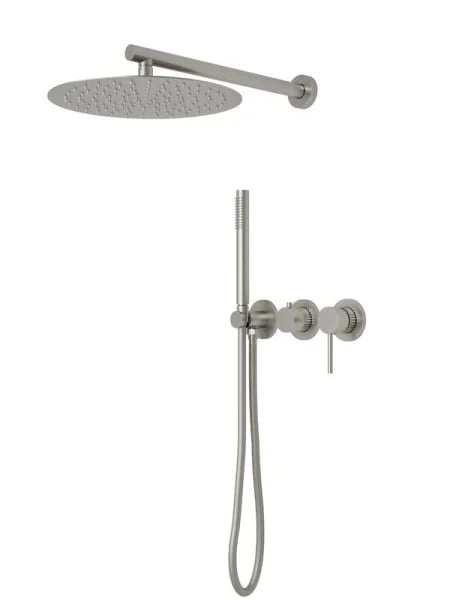 Душевой комплект Vincea Groove VSFW-4G01BN С ВНУТРЕННЕЙ ЧАСТЬЮ, брашированный никель
