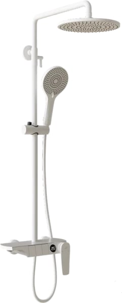 Душевая стойка RGW Shower Panels SP-33W, матовый белый