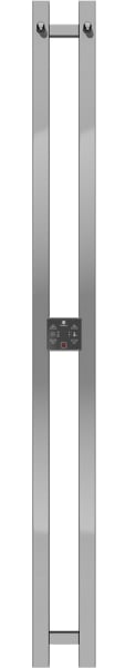 Полотенцесушитель электрический Terminus Duo 1200, нержавеющая сталь
