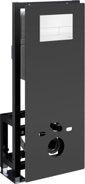 Система инсталляции для унитазов Wasserkraft Glan 66TLT.010.ME.BL.WH04, с кнопкой смыва белой