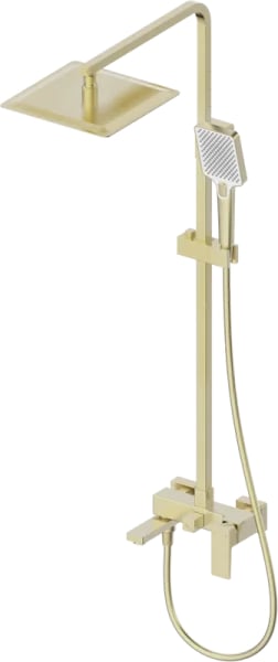 Душевая стойка Wonzon & Woghand CUBE 2.0 WW-88047068-BG, брашированное золото