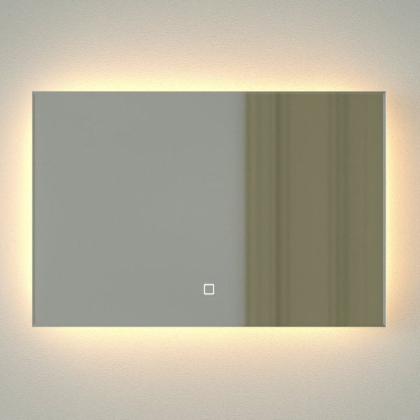 Зеркало Defesto Glow DF 2512SH 60х40 с LED-подсветкой, 3000 K, сенсорный выключатель