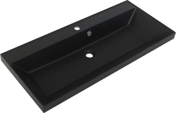 Мебельная раковина BelBagno BB1000/450-LV-ART-AST-NERO черная матовая