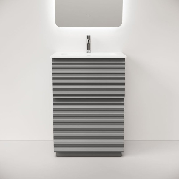 Тумба под раковину Sancos Folk Floor 60 напольная Ergraut soft (мягкий серый), FL60FES