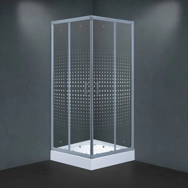 Душевой уголок Timo Viva Lux TL-8002 Romb Glass с поддоном