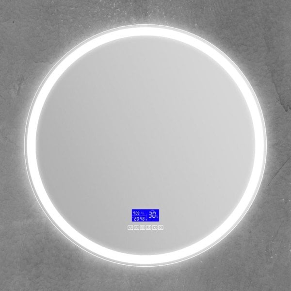 Зеркало круглое BelBagno SPC-RNG-700-LED-TCH-RAD с bluetooth, термометром и радио