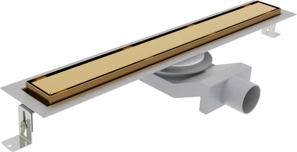 Душевой трап (лоток) Plumberia Selection PST In-Tile 60 см, золото 24К