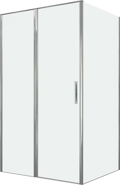 Душевой уголок Allen Brau Priority 120x80, профиль хром, стекло прозрачное