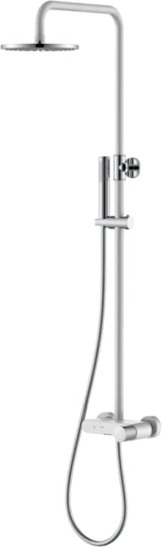 Душевая стойка Boheme Stick 128-WCR.2, white touch chrome