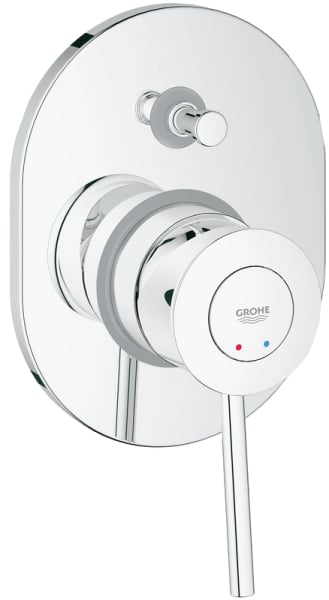 Встраиваемый смеситель Grohe BauClassic 29047000 С ВНУТРЕННЕЙ ЧАСТЬЮ