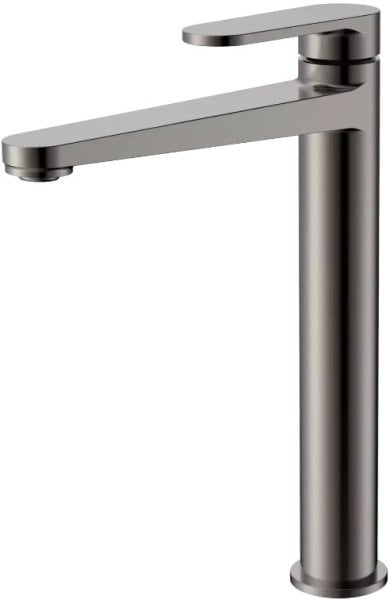 Смеситель для раковины AQUAme Novara AQM6914GM, вороненая сталь