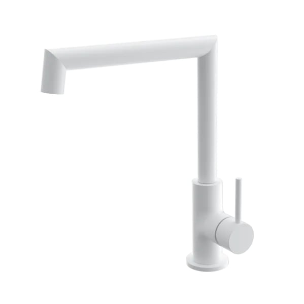 Смеситель для кухни Wonzon & Woghand WW-L1005-MW матовый белый