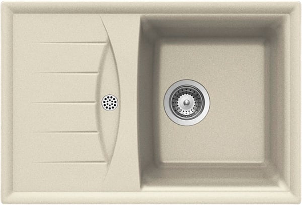 Мойка кухонная Schock Genius 45D Small (D-100S) Cristalite эверест