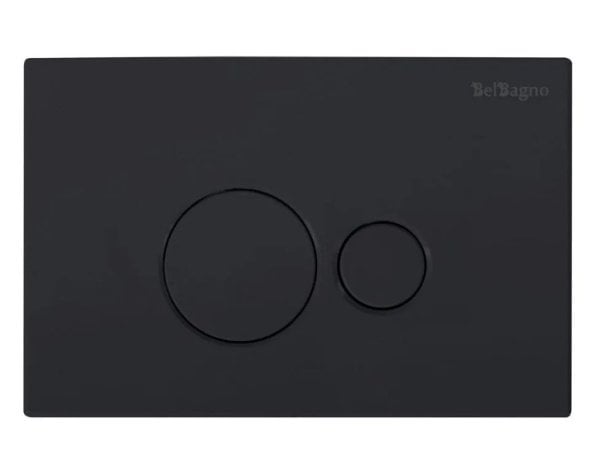 Кнопка смыва BelBagno BB084NERO черная матовая