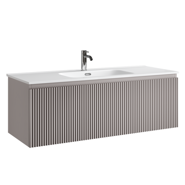 Тумба под раковину Sancos Snob R 1.0 120 подвесная Doha soft (пыльная роза), SNR1.0120SM