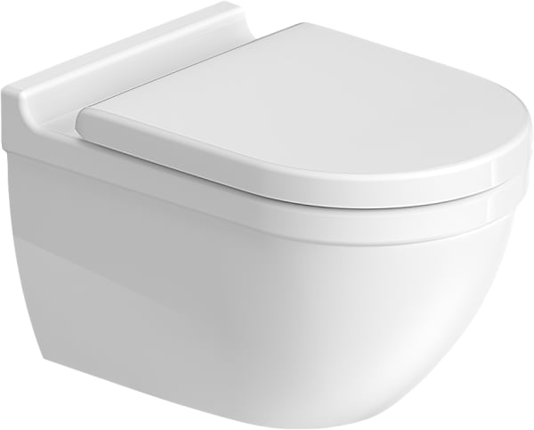 Унитаз подвесной Duravit Starck 3 2225090000 63810000 глянцевый белый