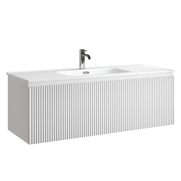 Тумба под раковину Sancos Snob R 1.0 120 подвесная Bianco (белый), SNR1.0120W