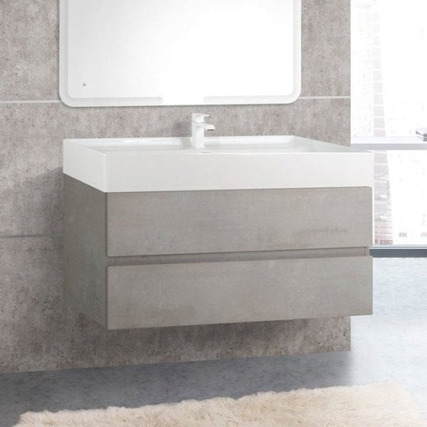 Тумба под раковину без столешницы Cezares Molveno 46 100 beton