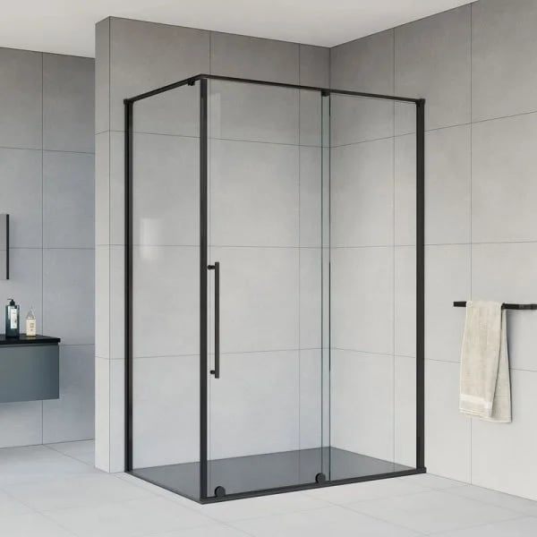 Душевой уголок Vincea Arno VSR-1A9012CLB 120x90 см, профиль черный