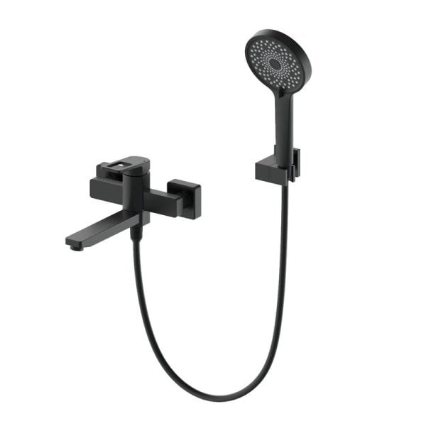Смеситель для ванны с душем Wonzon & Woghand WW-88639010-MB, матовый черный