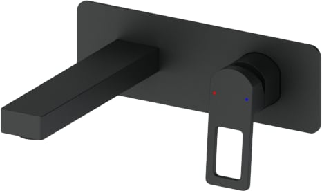 Смеситель для раковины Wonzon & Woghand WW-88869010-MB черный матовый, С ВНУТРЕННЕЙ ЧАСТЬЮ