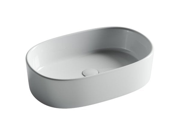 Накладная раковина Ceramicanova Element CN6075 белая глянцевая