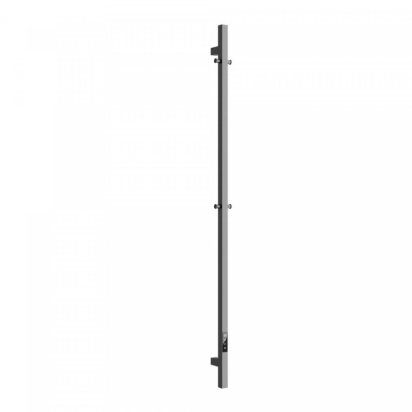 Полотенцесушитель электрический Sancos Linn 150x3 I-образный, вороненая сталь, SC13002GG
