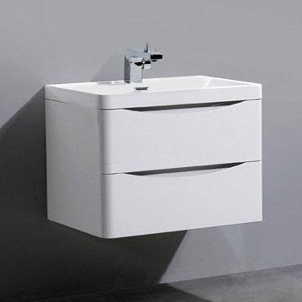 Тумба под раковину без столешницы BelBagno Ancona-N 80 bianco lucido подвесная