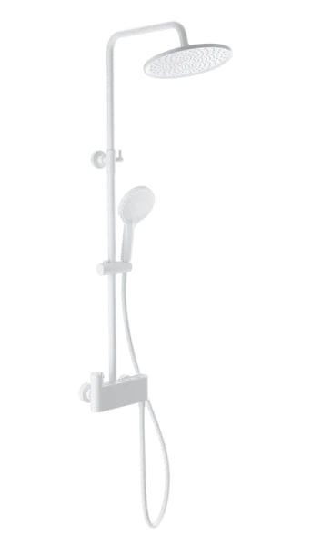 Душевая стойка Wonzon & Woghand MUSE Corno WW-B3110-MW, матовая белая