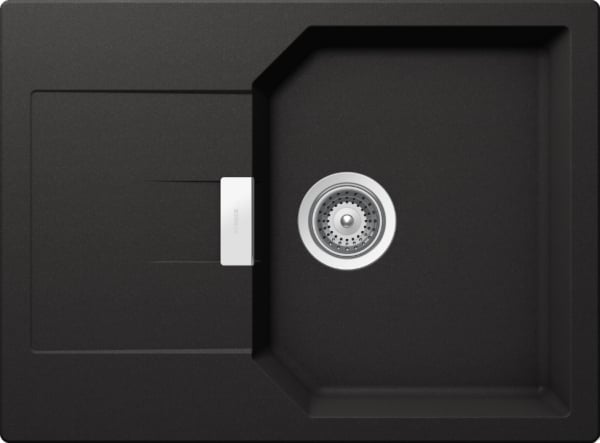 Мойка кухонная Schock Manhattan 45D Cristalite неро