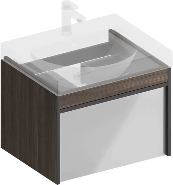 Тумба под раковину без столешницы KERAMA MARAZZI Modula 60 подвесная, арабика