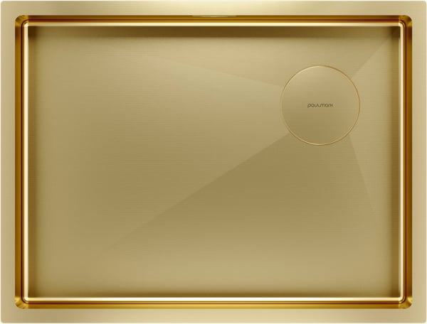 Мойка кухонная Paulmark Next-Skew PM885844-BG брашированное золото