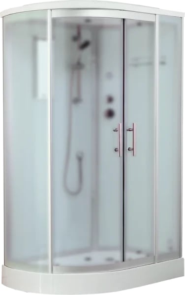 Душевая кабина Timo Standart T-6602SRF Silver Fabric R с низким поддоном