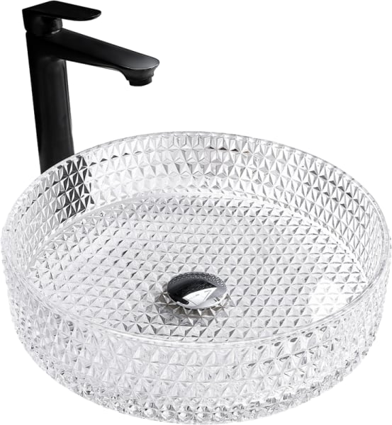 Накладная раковина Abber Glas AK2301 прозрачная