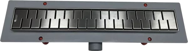 Душевой трап (лоток) Veconi Medium Graphite 850 брашированный графит