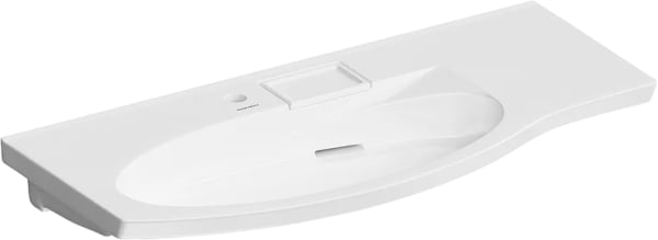 Мебельная раковина KERAMA MARAZZI Riva 100 L, глянцевая белая