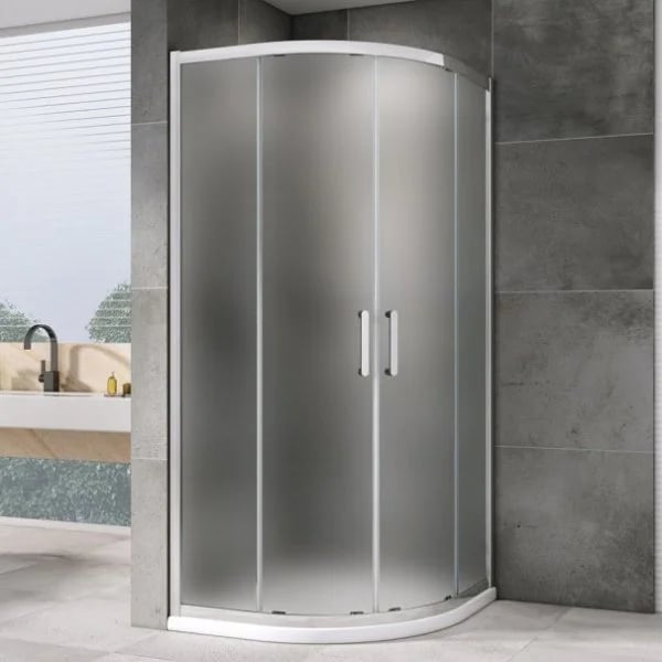 Душевой уголок Abber Schwarzer Diamant AG01090M 90x90, профиль хром матовый, стекло матовое